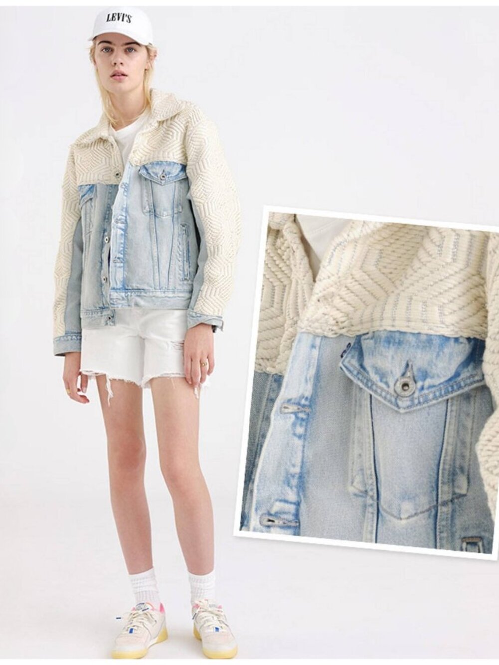 Levi’s Oversized Trucker Denim Jacket - Moroccan Blanket